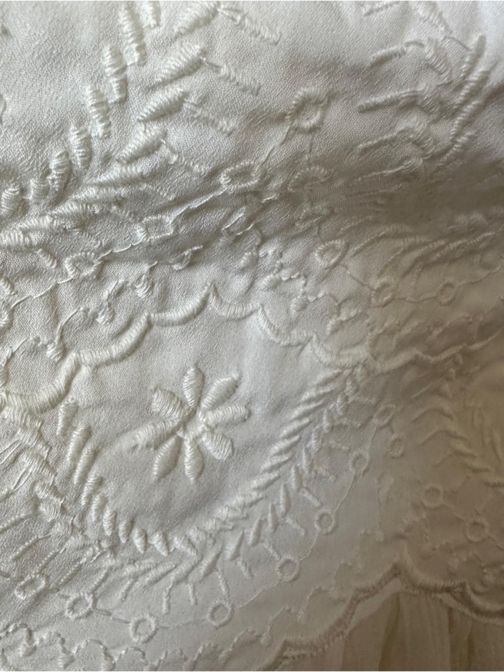 Free People Ivory Embroidered Peasant Top - Picture 3 of 7